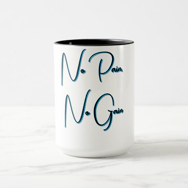 Mug Motivation de gym pour la musculation des guerrier (Centre)