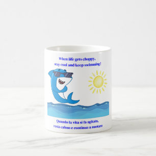 Mug Motivation drôle du requin