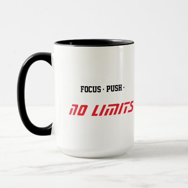 Mug Motivation Fitness Blanc (Gauche)
