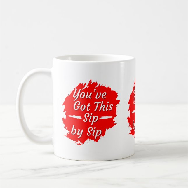 Mug Motivation gorgée par gorgée (Gauche)
