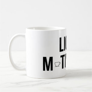 Mug Motivation Liquide Accro Moderne à la Caféine