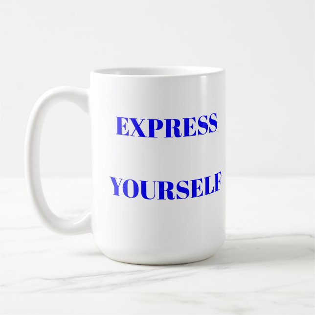 Mug Motivation mots idéal inspirateur design mignon (Gauche)