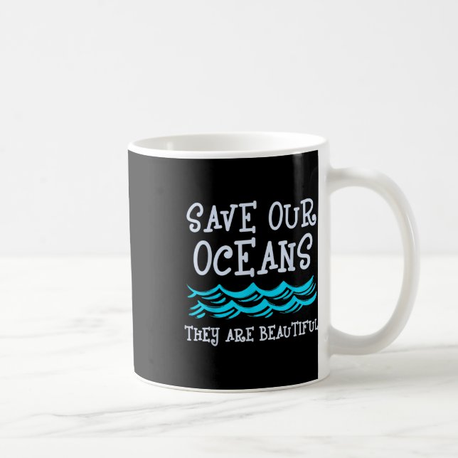 Mug Motivation Océan Protection de la Nature Écologiqu (Droite)