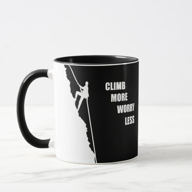 Mug Motivational escalade escalade en disant (Gauche)