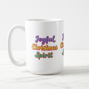 Mug Motivationnel mots "Joyful Christmas Spirit"