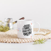 Mug motivationnel pour le succès et l'inspiration