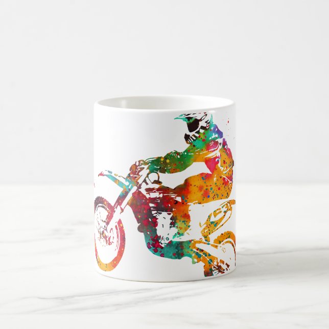 Mug Moto cross Dirt Bike (Centre)