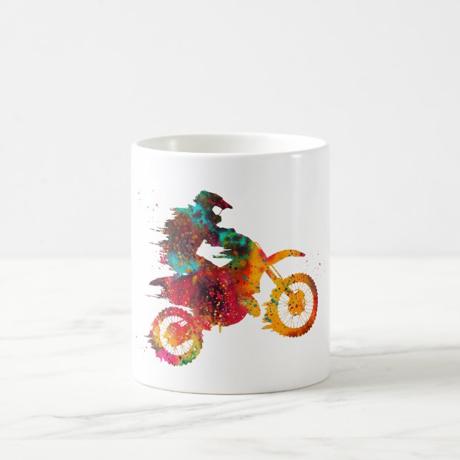Mug Moto cross Dirt Bike (Centre)