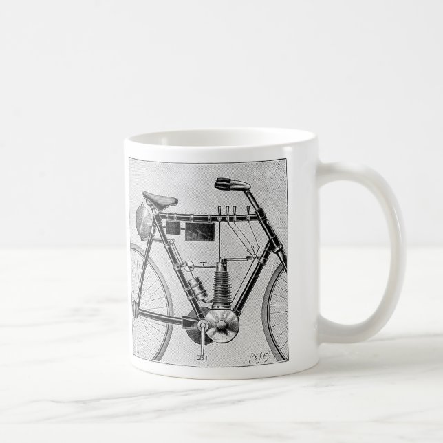Mug Moto de Petrolette Omega, 1895 (Droite)