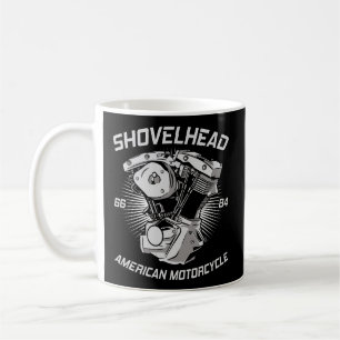 Mug Moto Hd Vtwin Moteur Tête De Tête De Tirage Vélo