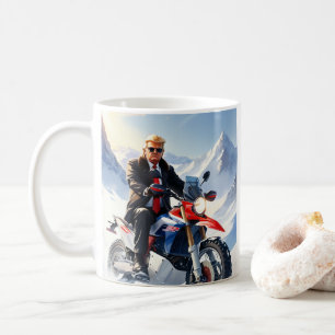 Mug Moto Trump Riding en hiver Noël MAGA
