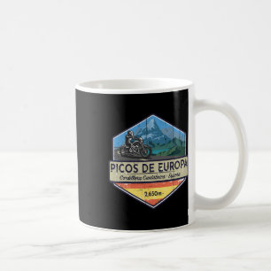 Mug Moto Vintage Picos De Europa Espagne Montagne