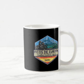 Mug Moto Vintage Picos De Europa Espagne Montagne
