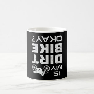 Mug Motocross Biker Dirt Bike Motorcycle Drôle cadeau