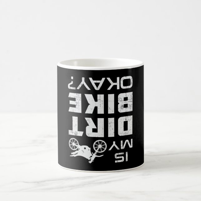 Mug Motocross Biker Dirt Bike Motorcycle Drôle cadeau (Centre)