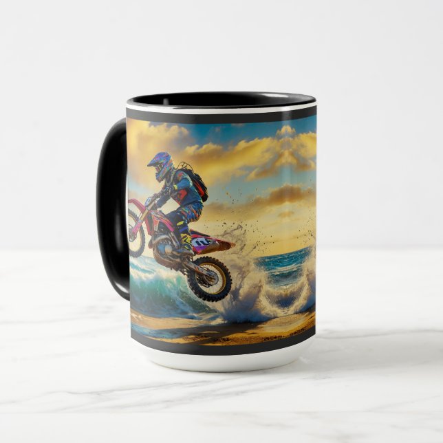 Mug Motocross Racer à Beach Race II (Devant gauche)