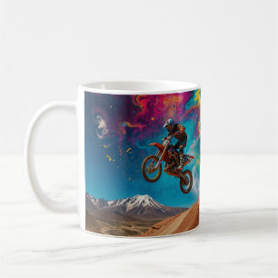Mug Motocross Racing sur la piste de montagne