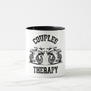 Mug Motocyclette de thérapie pour couples