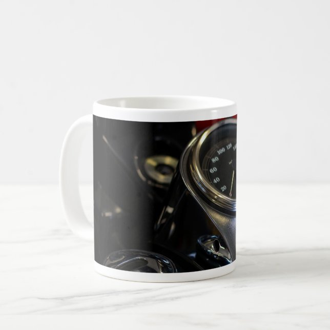 Mug Motocyclette Motard (Devant gauche)