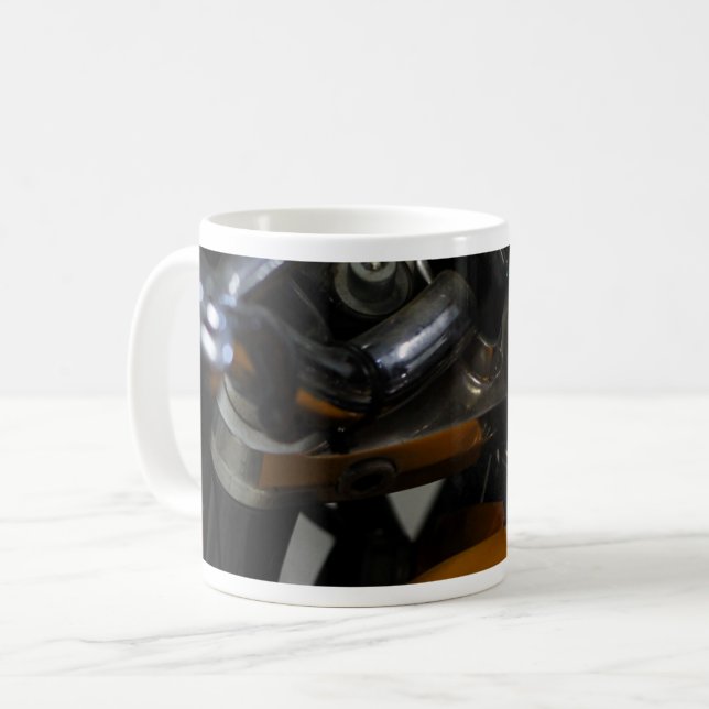 Mug Motocyclette Motard (Devant gauche)