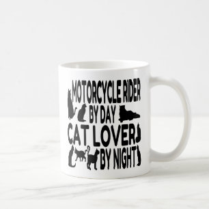 Mug Motocycliste Amoureux des chats