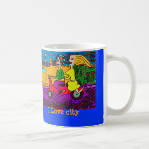 Mug Motocyclistes Ville