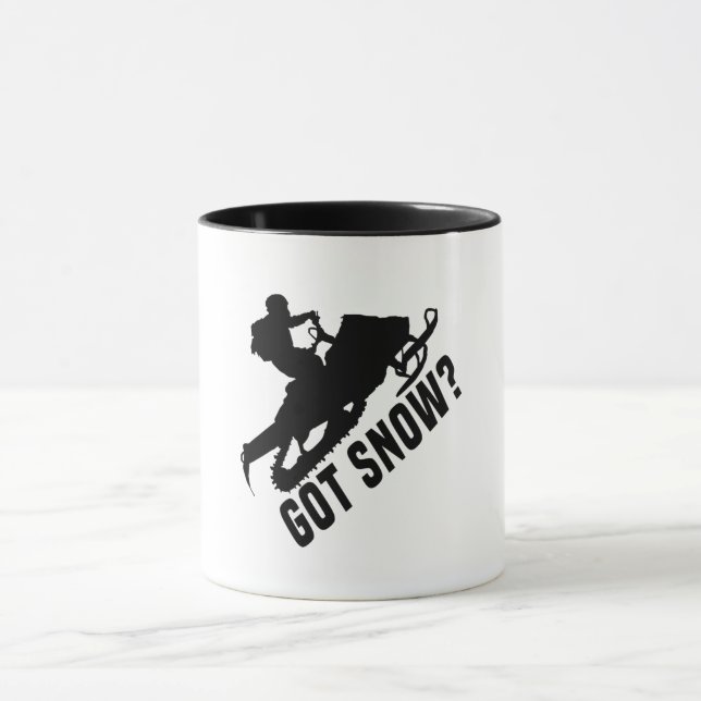 Mug Motoneige - Cadeaux de motoneige Got Snow (Centre)