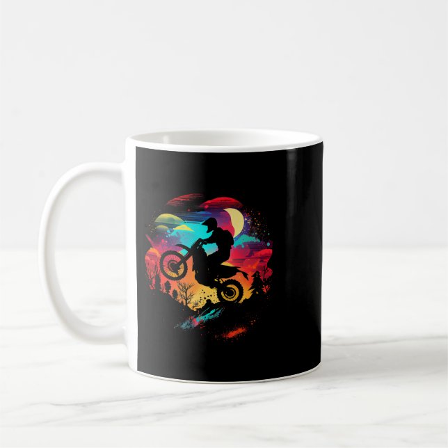 Mug Motorcross Motorcycle Enduro Motorcross Fan (Gauche)