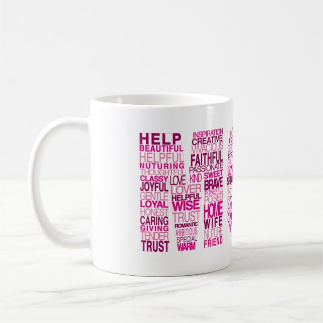 Mug mots au sujet de maman (Gauche)
