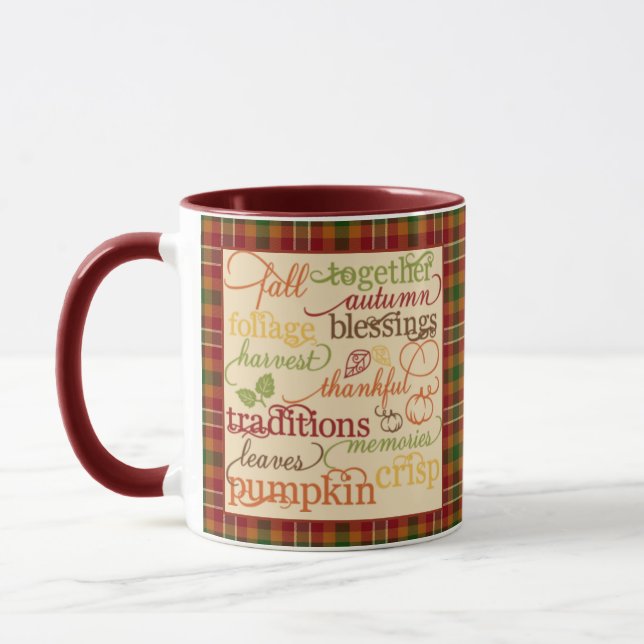 Mug Mots d'automne  (Gauche)