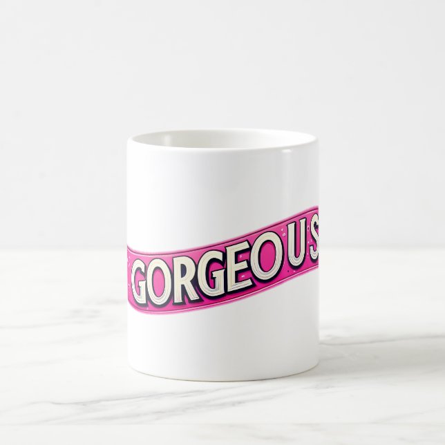 Mug Mots de la fête des mères "Gorgeous" (Centre)