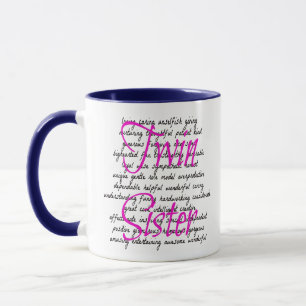 Mug Mots de la soeur jumelle