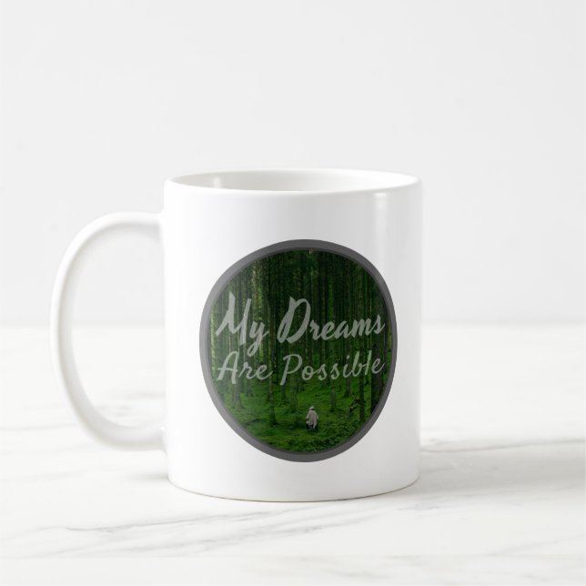 Mug mots de motivation pour l'amélioration de soi (Gauche)