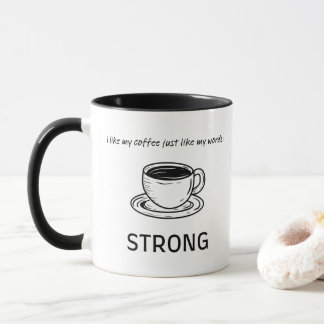 Mug Mots forts & café fort | Louisa May Alcott