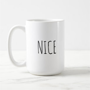 Mug Mots personnalisables 'Nice' de ferme moderne chic