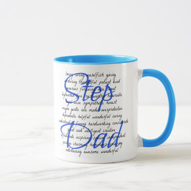 Mug Mots pour Étape Papa (Droite)