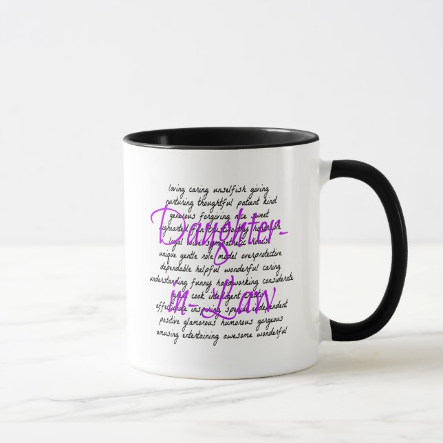 Mug Mots pour la belle-fille (Droite)