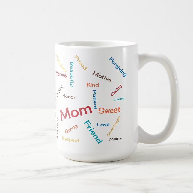 Mug Mots Pour Maman (Droite)