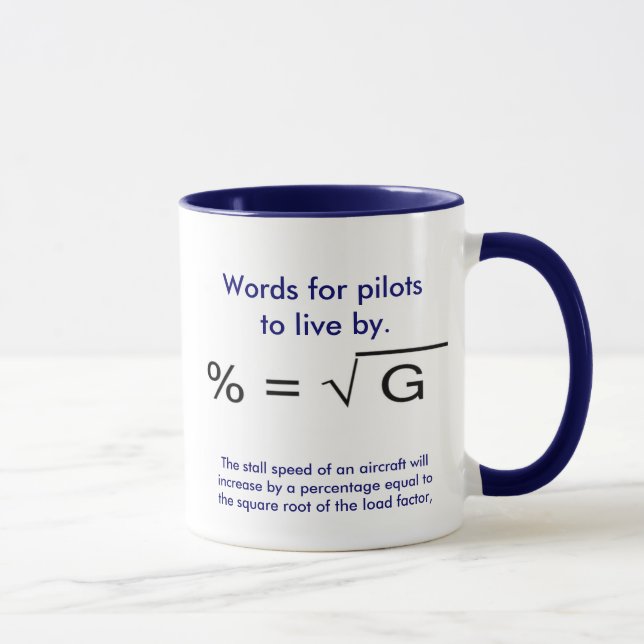 Mug Mots pour que les pilotes vivent par (Droite)