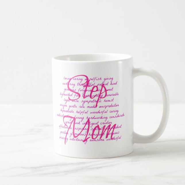 Mug Mots Pour Step Maman (Droite)