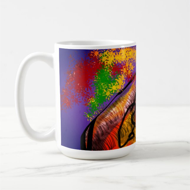 Mug Mouche d'automne du hibou (Gauche)