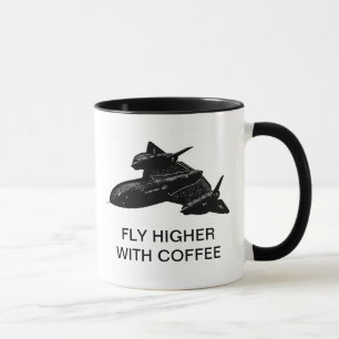 MUG MOUCHE PLUS HAUT AVEC DU CAFÉ