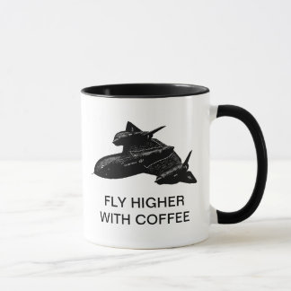 MUG MOUCHE PLUS HAUT AVEC DU CAFÉ