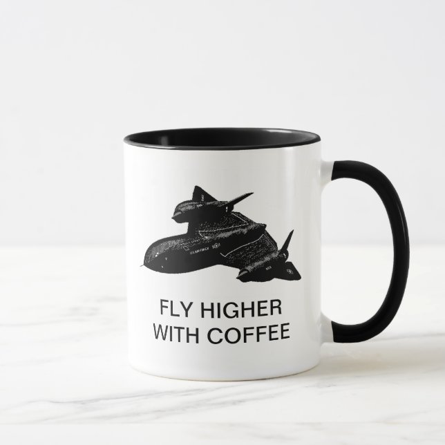 MUG MOUCHE PLUS HAUT AVEC DU CAFÉ (Droite)