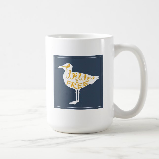 Mug Mouette | sauvage et libre (Droite)