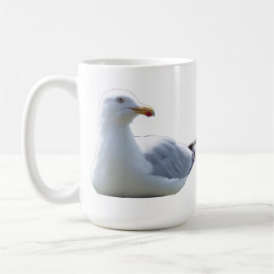 Mug Mouette Sauvage Faune Côtière Thème Rustique de l'