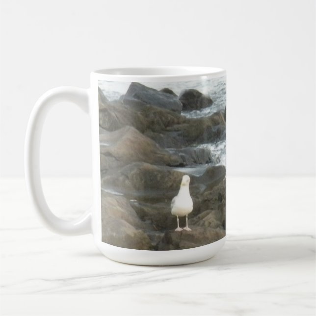 Mug Mouette sur rochers (Gauche)