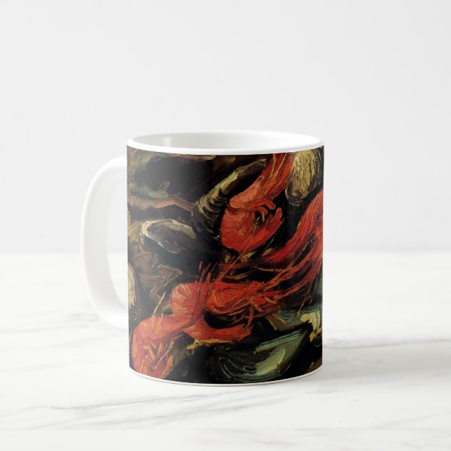 Mug Moules et crevettes par Vincent van Gogh (Devant gauche)