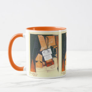 Mug Moulin à café de Juan Gris, Art cubiste vintage