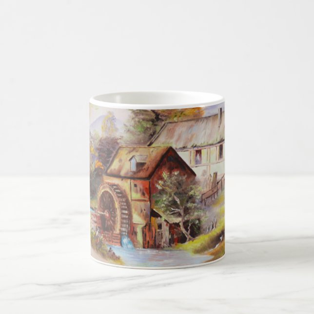 Mug Moulin à eau et rivière (Centre)